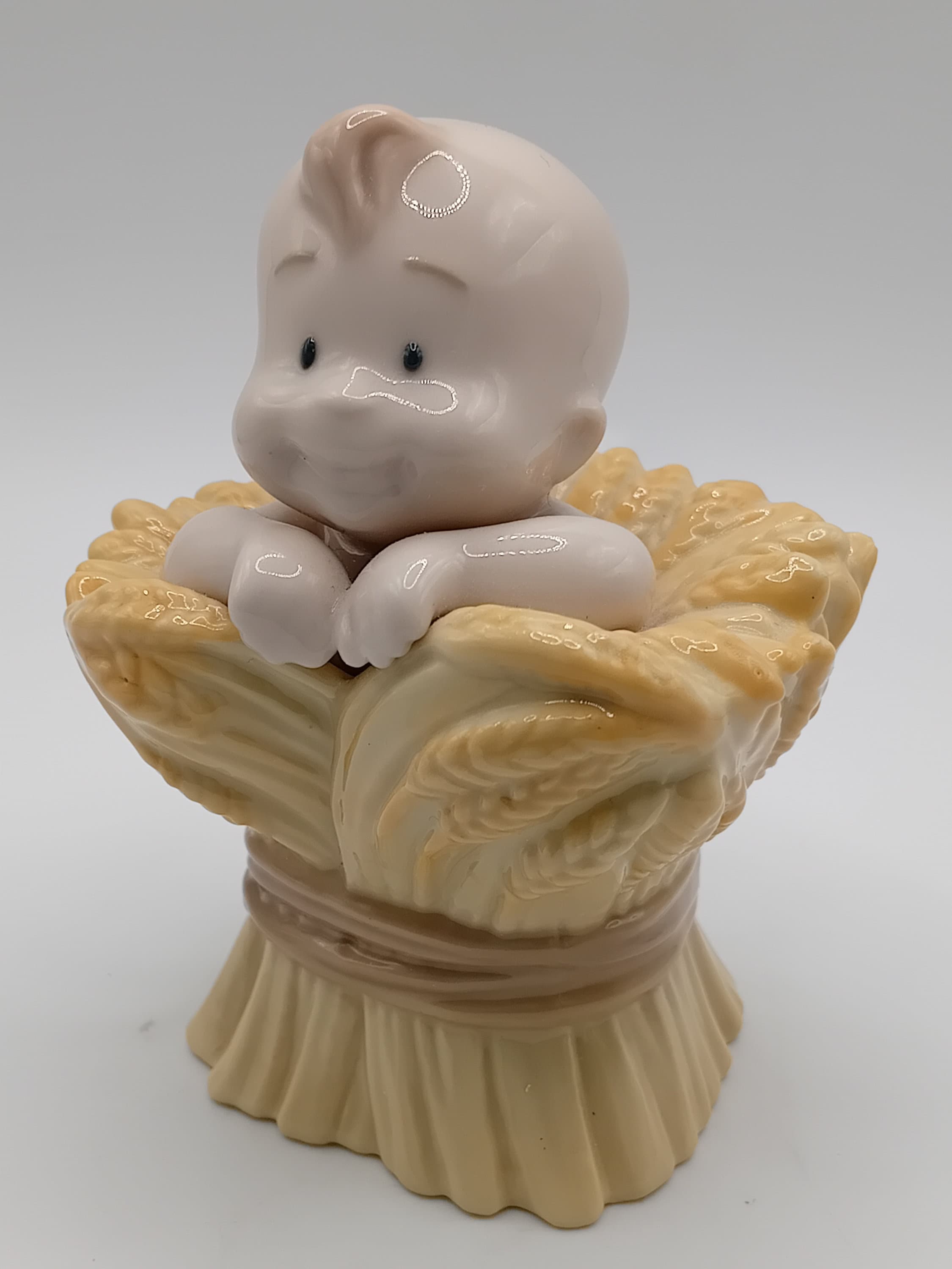 陶器製 赤ちゃんの置物 小型　NAO 箱なし　リヤドロ リヤドロのナオ - 赤ちゃんはどこから来るの？ - 「麦の穂」。スペイン