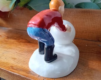 Coalport , the Snowman - 