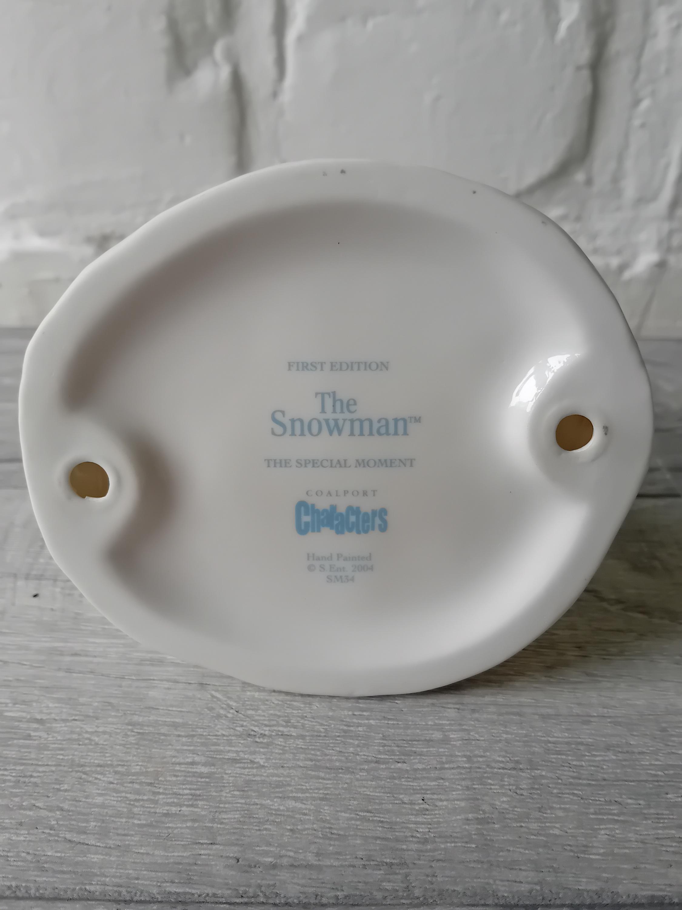 Coalport Bone China- the Snowman, First Edition. 