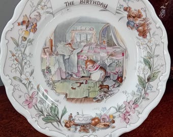 ヴィンテージのブランブリー・ヘッジ・コレクターズ貯金箱。冬