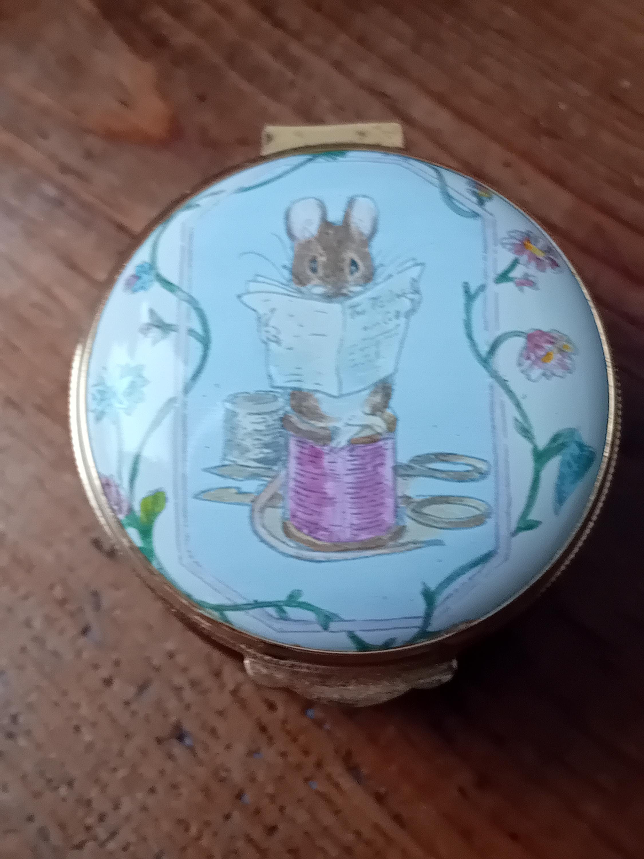 BEATRIX POTTER ピーターラビットエナメルBOX Beatrix Potter Enamel Box - Etsy