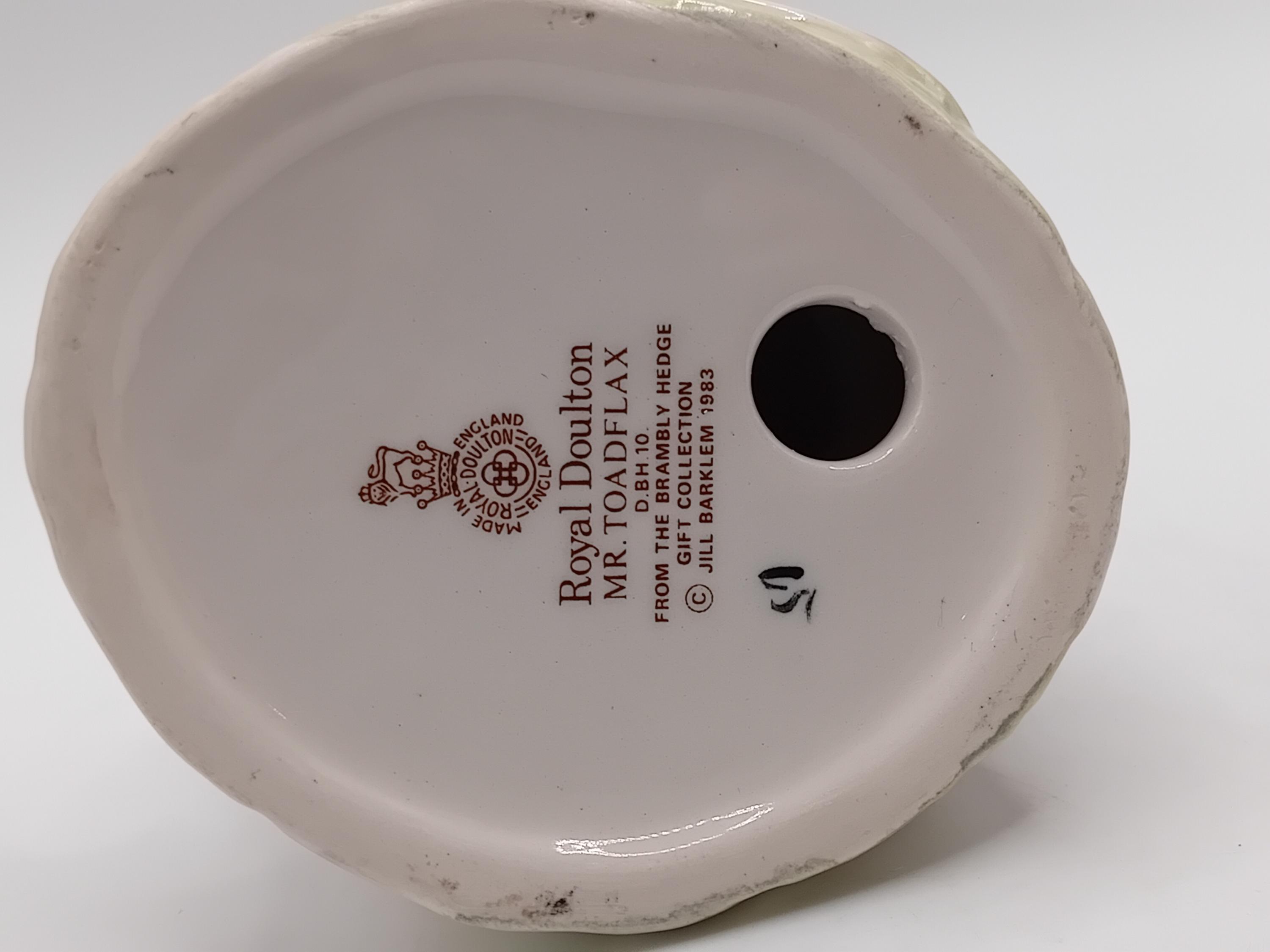 Royal Doulton Brambly Hedge - Mr Toadflax - Etsy Ireland