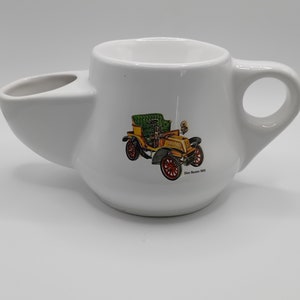 Vintage collectable shaving mug by Wade. ideal gift. Made in England. Vintage car.