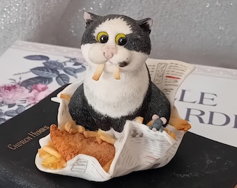 ゆか☆コレクターズ マスコットVol.3☆2005☆コンプリート Comic and Curious Cats - Fish and Chips - Etsy