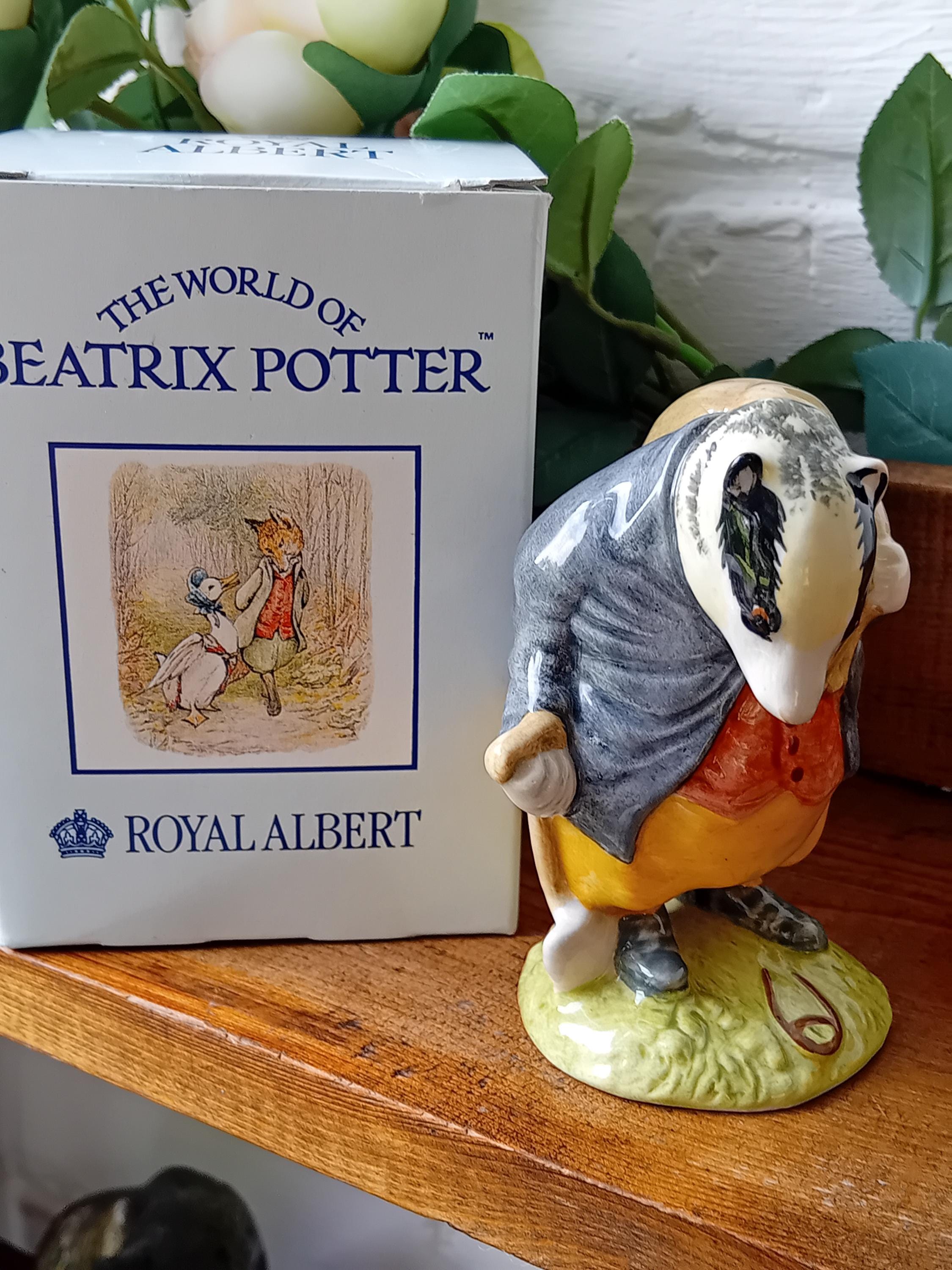 Beatrix Potter Royal Albert - Tommy Brock Vintage/ Early version