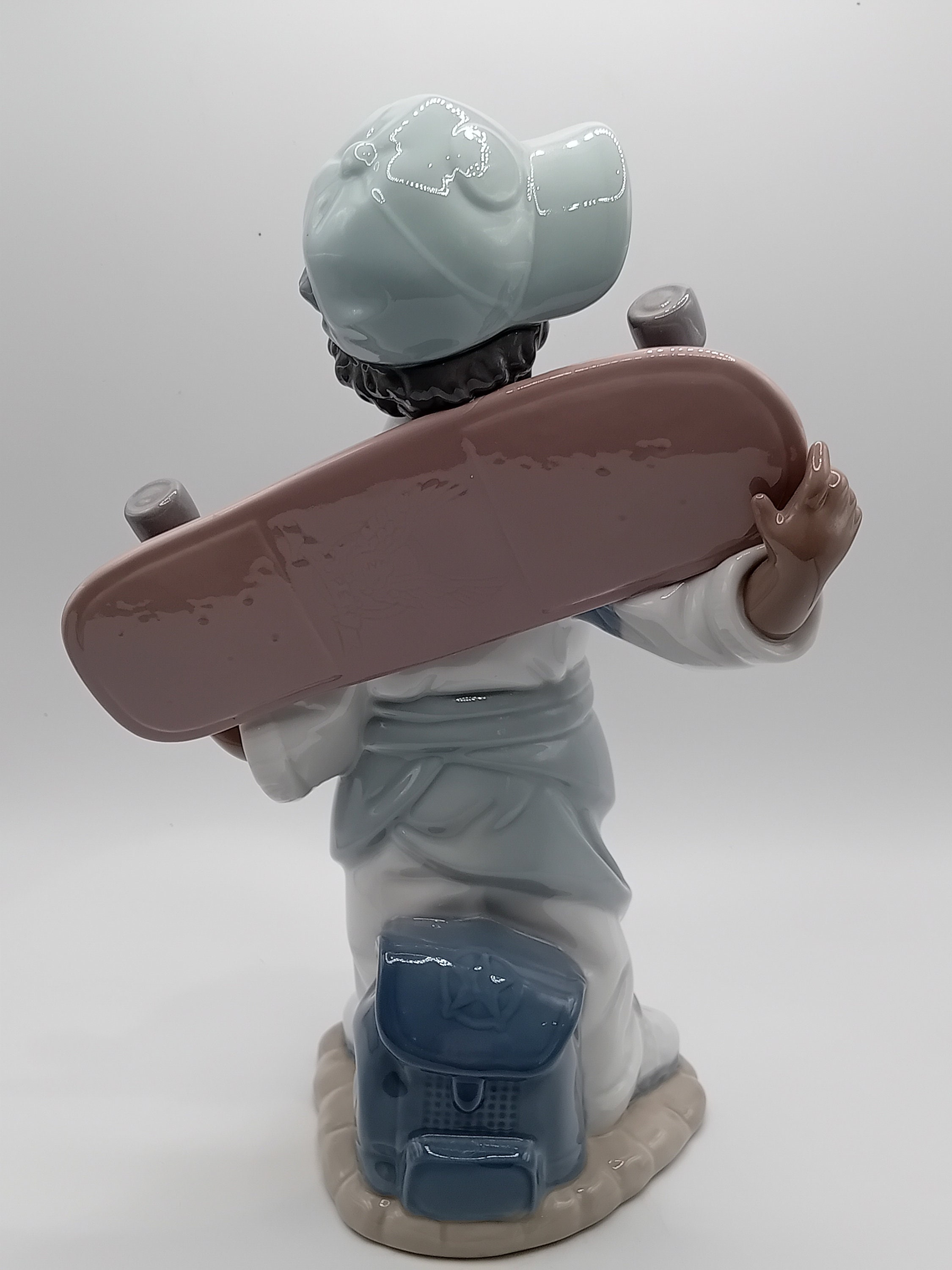 置物 NAO DAISA. 2003 1985 Lladro China Steer Bull Figurine