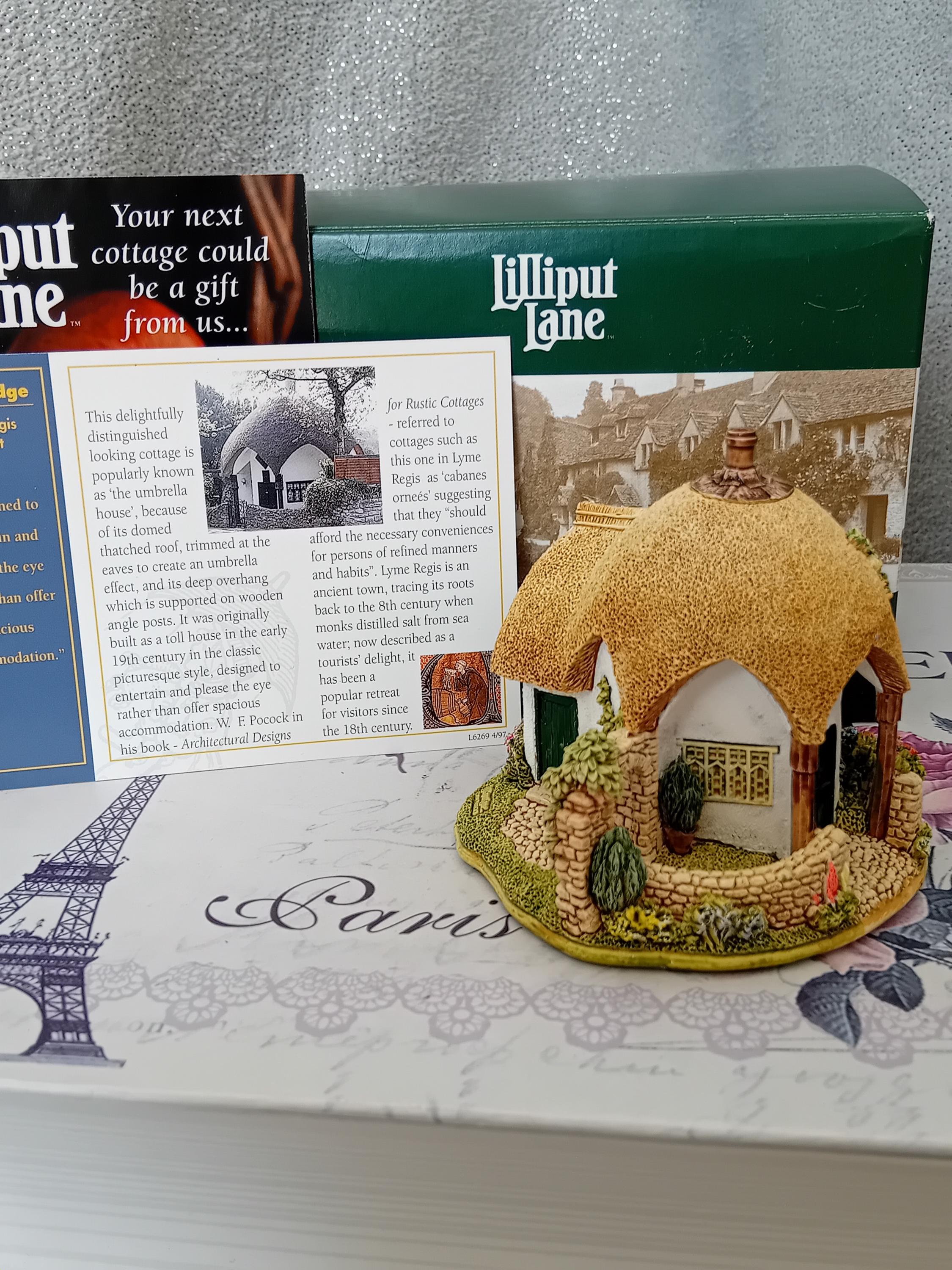 リリパットレーン　LILAC LODGE Lilliput Lane Collectable Cottage- Brand New and Boxed. - Lilac
