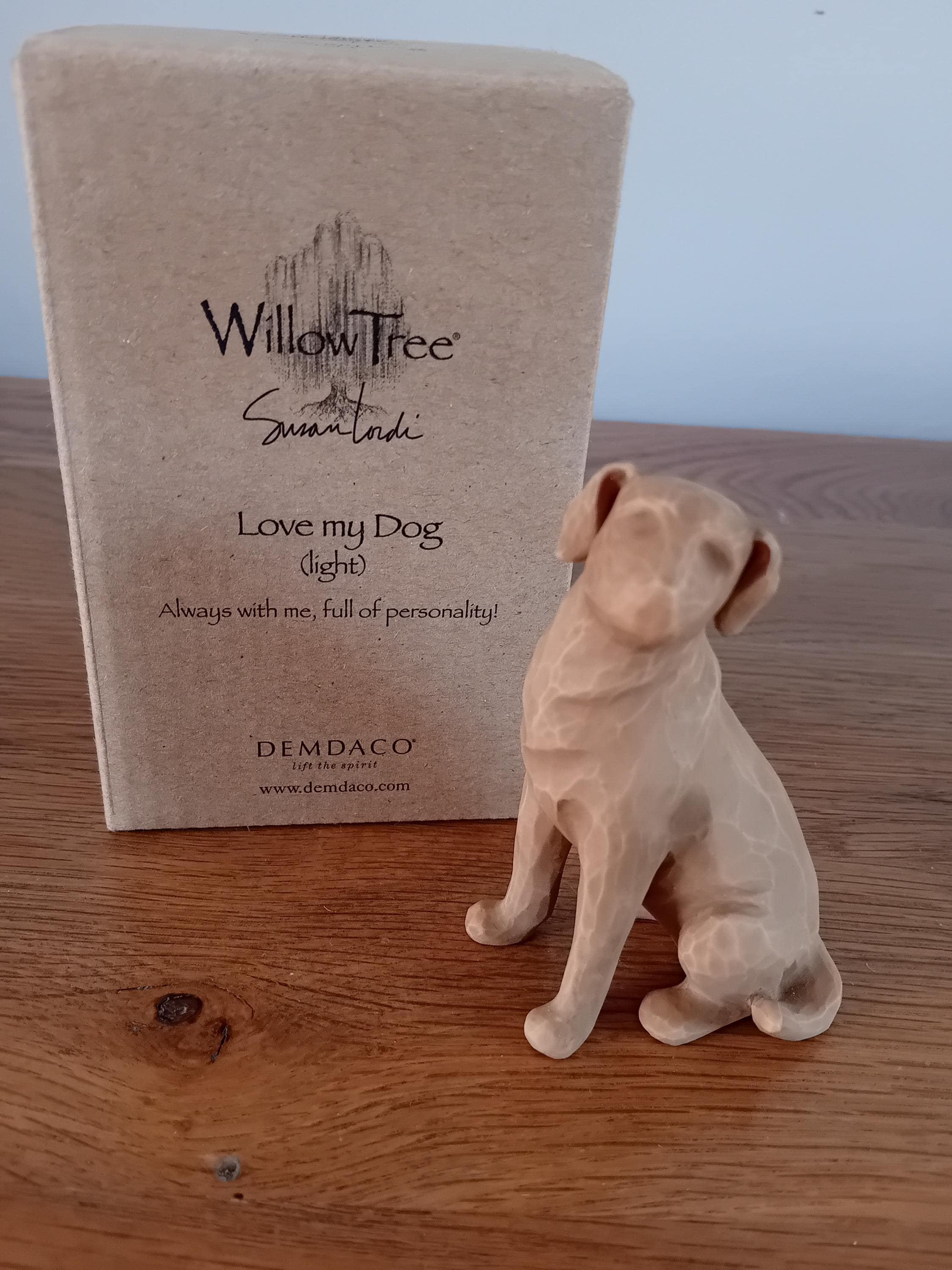 Buy Willow Tree Figure Love My Dog (light) New in Box Online in - Main Image