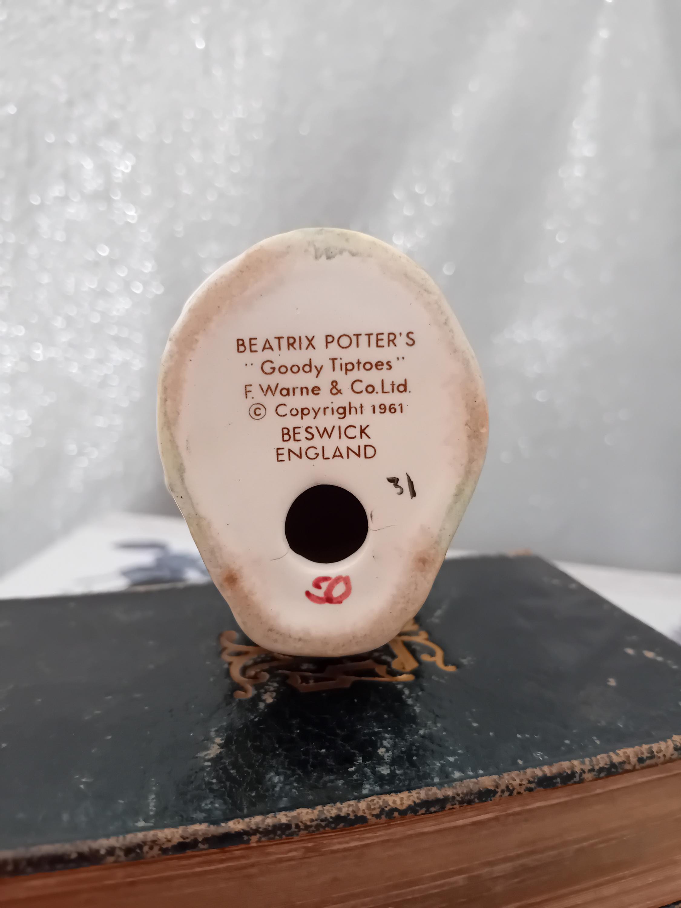 Beatrix Potter Beswick - Goody Tiptoes