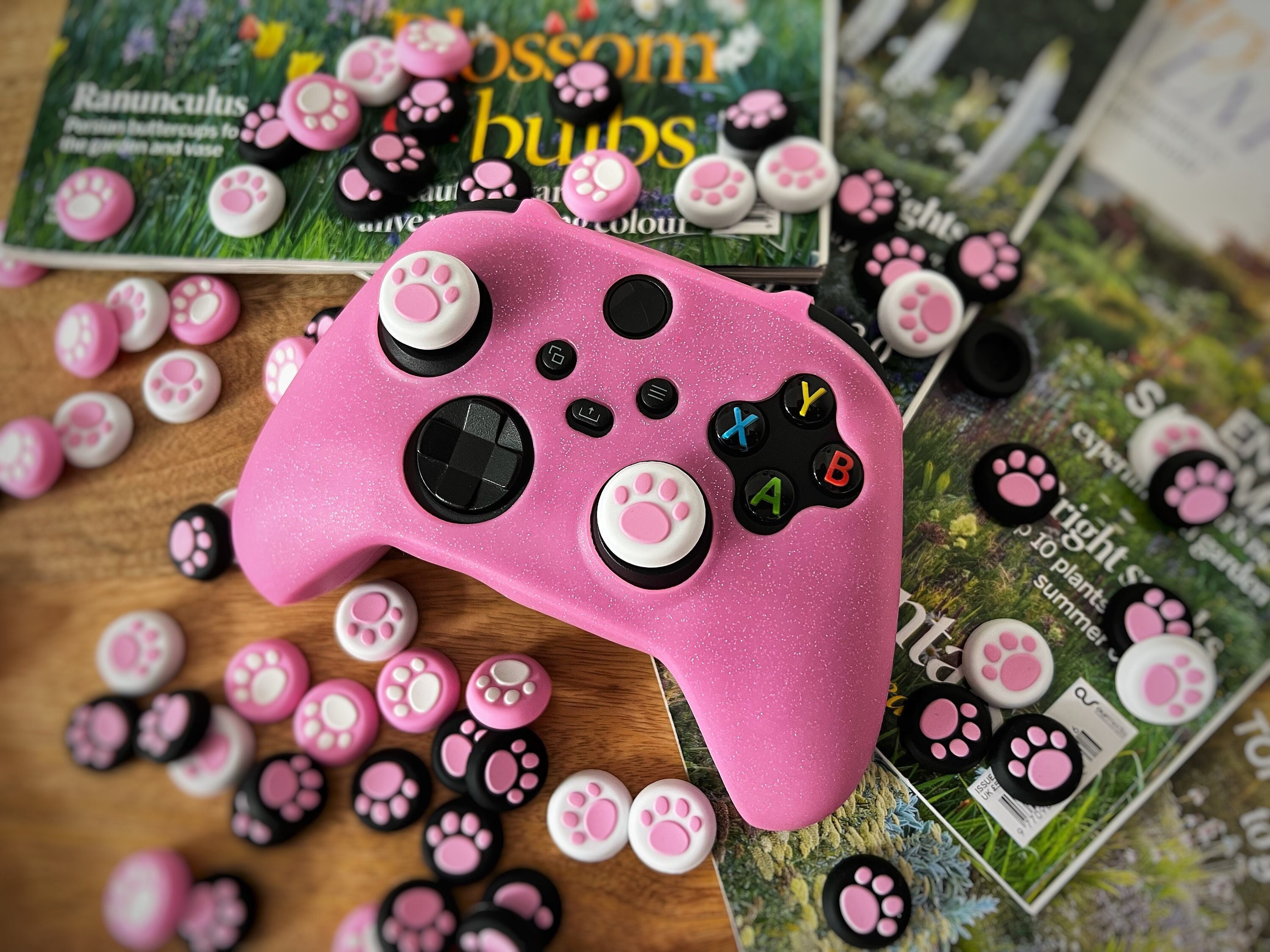 Skin Game Adesiva XBOX ONE JOYSTICKS Princesa Tema Rosa Adesivo