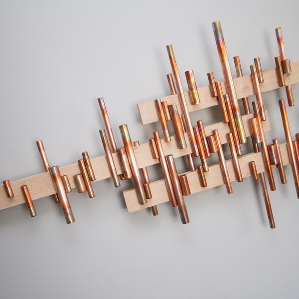 Copper Pipe Art Etsy UK