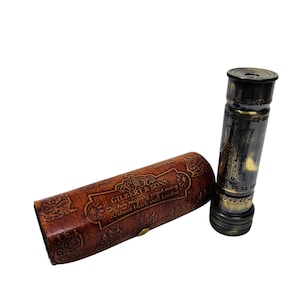 Nautical Brass Kaleidoscope, Unique Kaleidoscope, Handmade Engraved Kaleidoscope, Kids Kaleidoscope, Wedding Gift, Birthday Gift