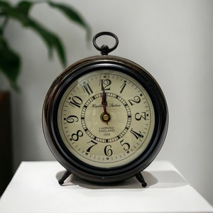 Wooden Table Clock: Cambridge Station Replica, Nautical Style