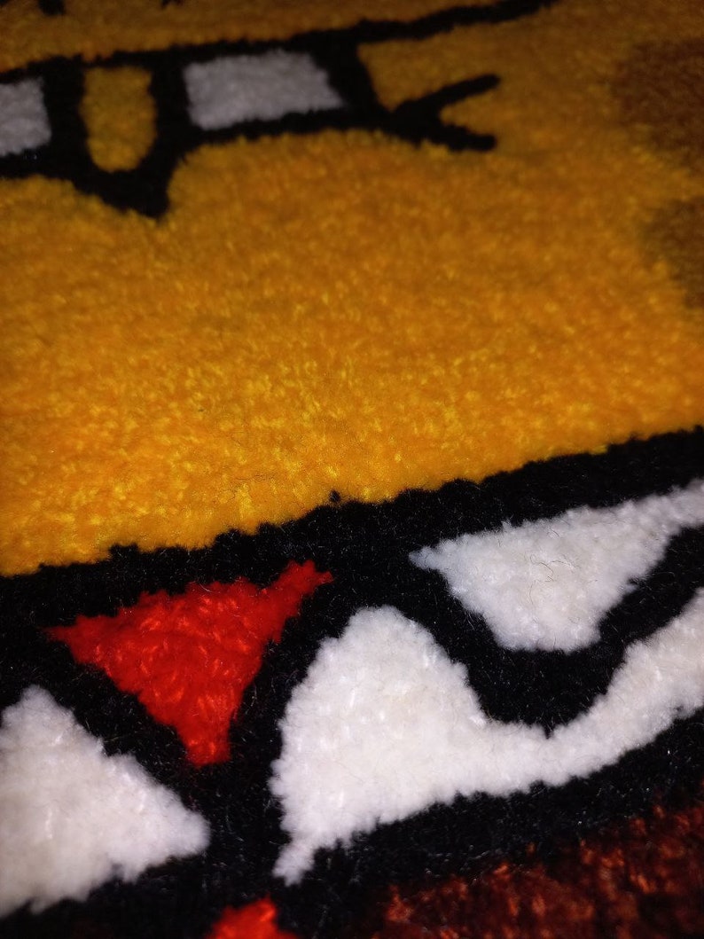 Tufted Carpet spongebob. Queen Etsy