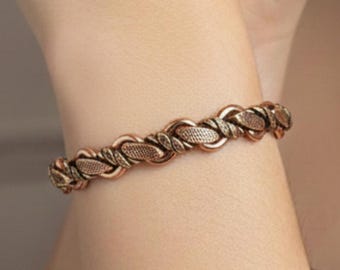 Copper Bracelet Pure Copper Cuff