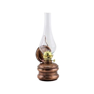 Kupfer Öl Lampe 100% Rein Kupfer Antik Stil Wand Hängen Lampe