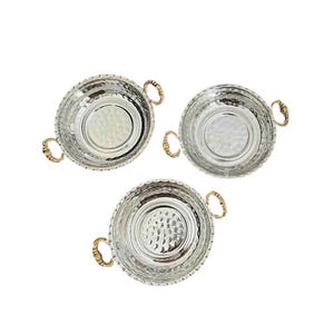 Mini Copper Pan Set 11 cm for Breakfast