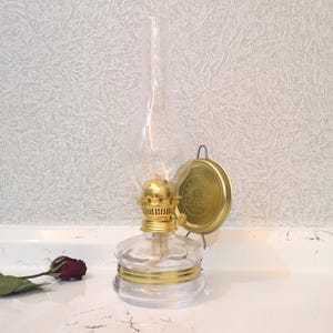 Glass Oil Lamp Hanging Wall Lamp Antique Style Kerosene Lamp