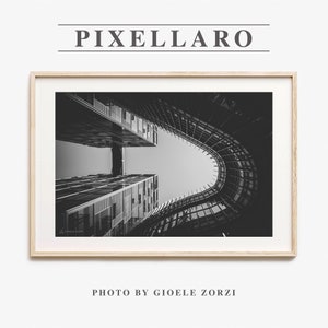 Intricate Architecture bottom-up view in Black and White, Photograph for Poster, Art Print, Wall Art | digital download
