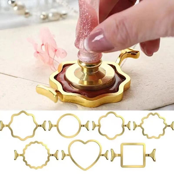 Wax Seal Tool Wax Seal Stamp Shape Fixer Love DIY Tools Invitation Greeting Card Wedding Seals Styling Design For 2.5cm/3cm Seal Accessories