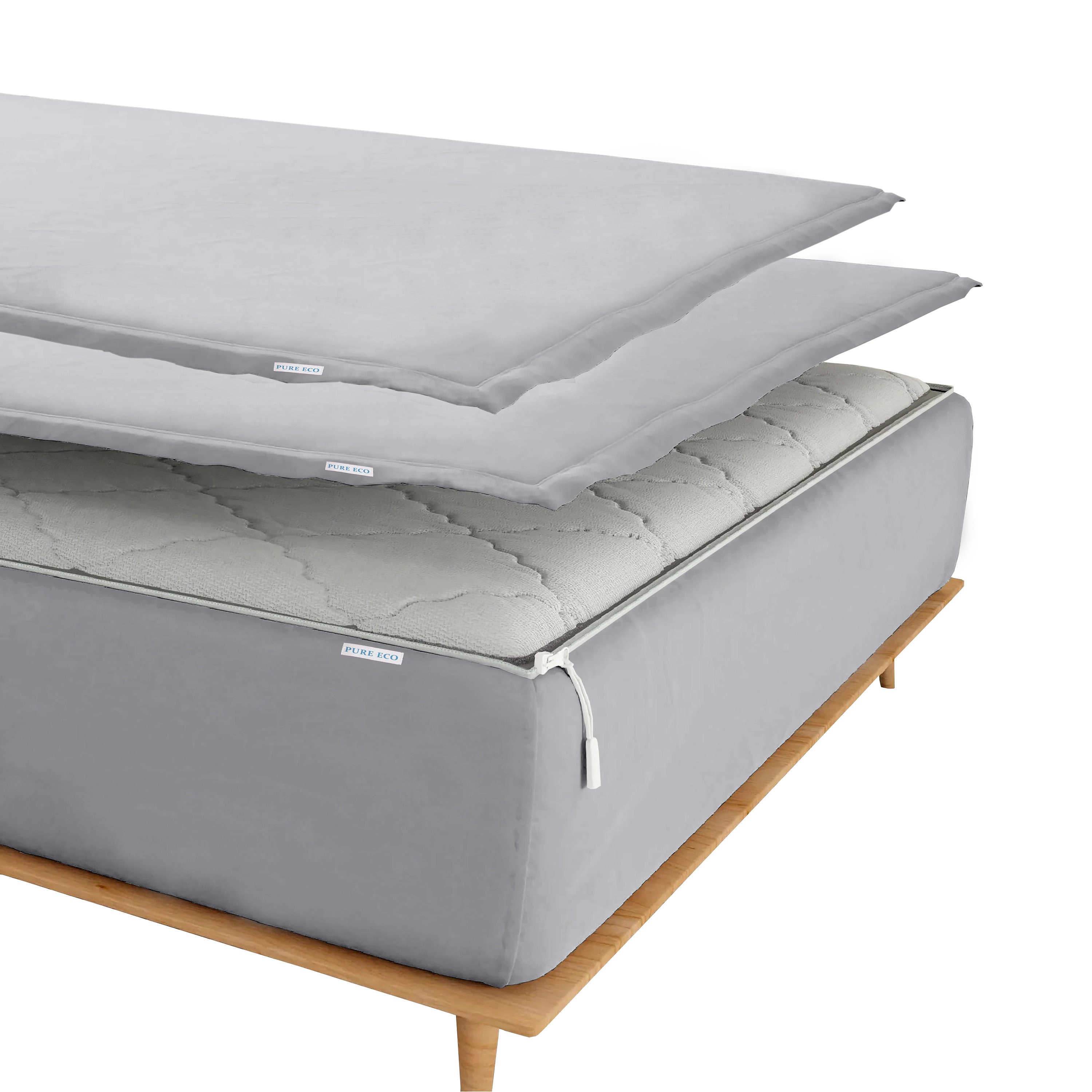 Zip on Fitted Sheet Includes 2 Zipon Sheets & 1 Fitted Sheet Base up