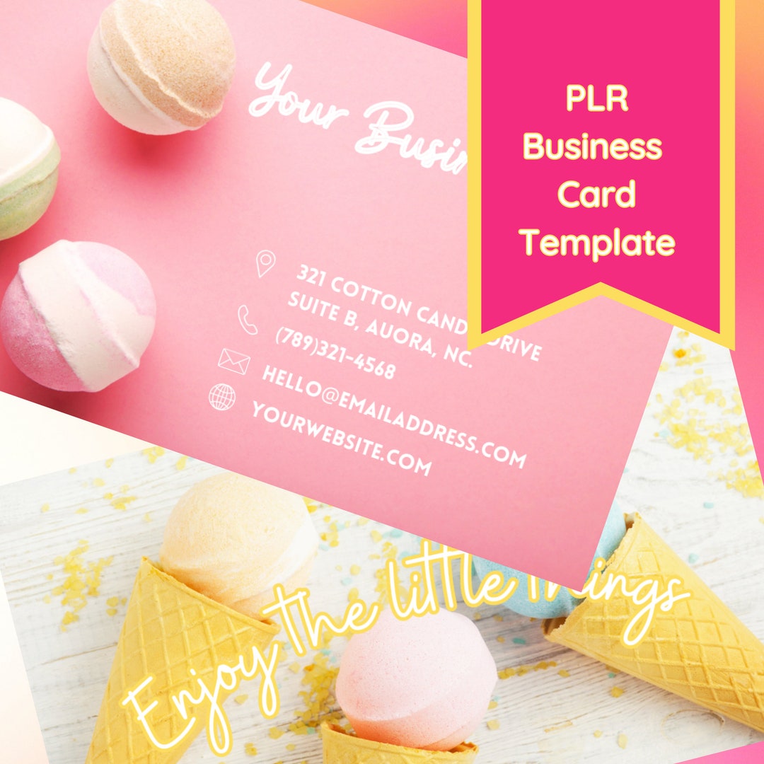 Bath and Body Business Card/3.5x2 In. Size/two Sided Etsy