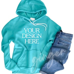 Teal 3719 Hoodie Mockup | Bella 3719 Hoodie Mockup | Bella 3719 Mockup | | Bella Teal Hoodie | 3719 Teal Mockup | 3719 Bella Canvas