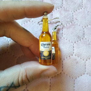 Fun earrings beer Corona