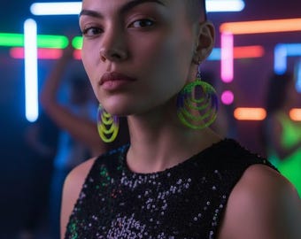 Neon hoops