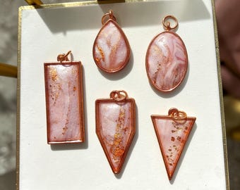 Rose gold pendants