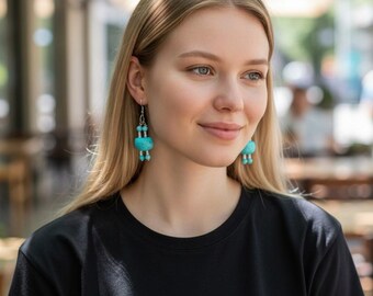 turquoise earrings