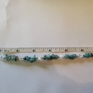 Bracelet Apatite Gemstone and Crystal Handmade Beaded Bracelet image 3