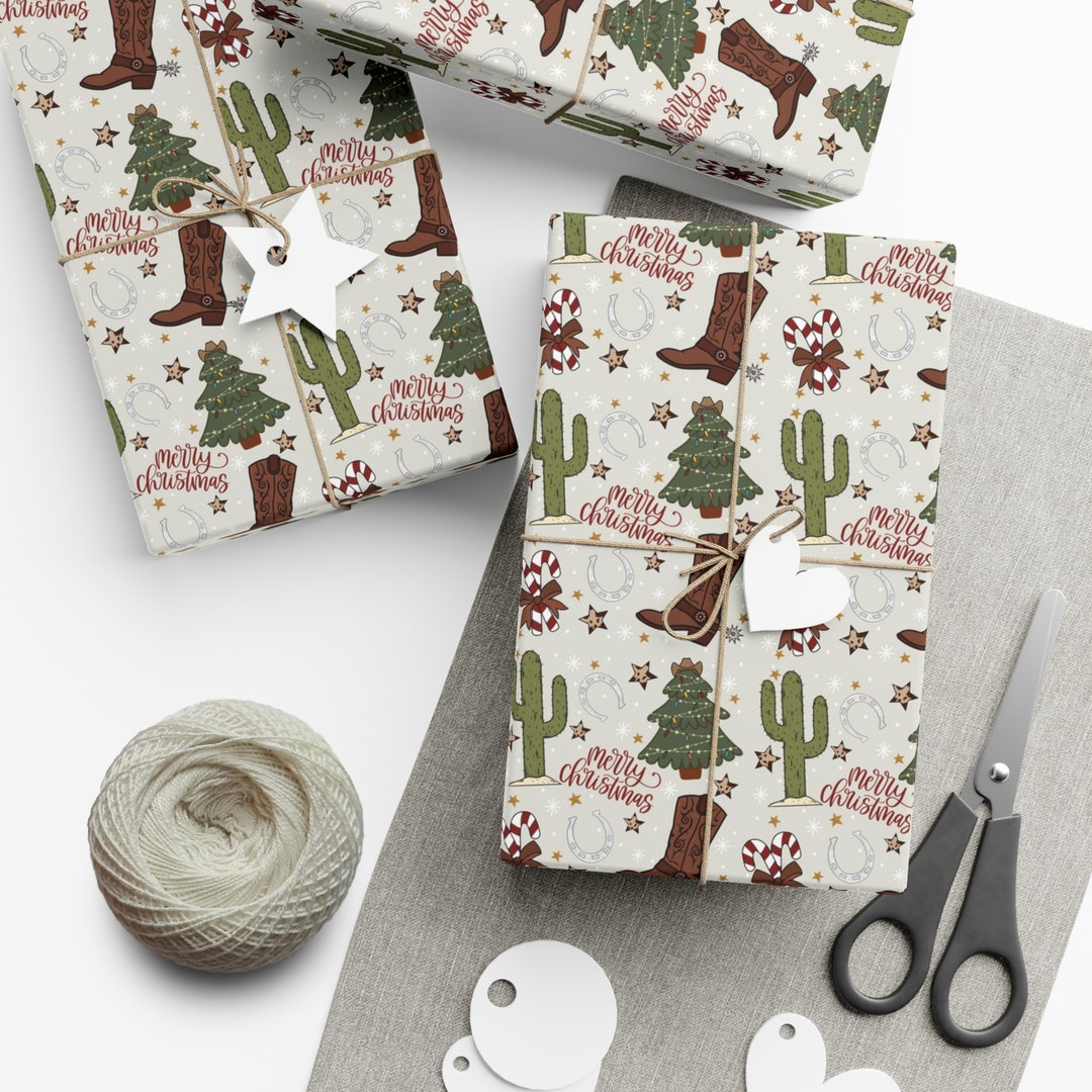 Country Christmas Wrapping Paper 