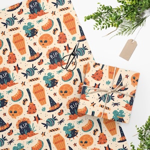 Horror Killer Christmas Gift Wrap – Spooky Cat Press