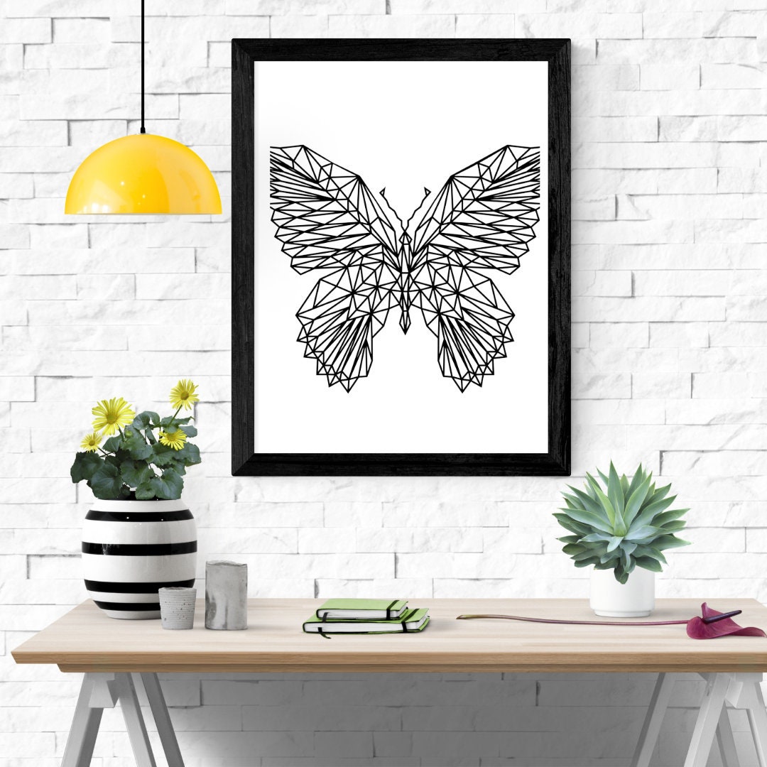 White Brick Wall Mockup Frame Etsy