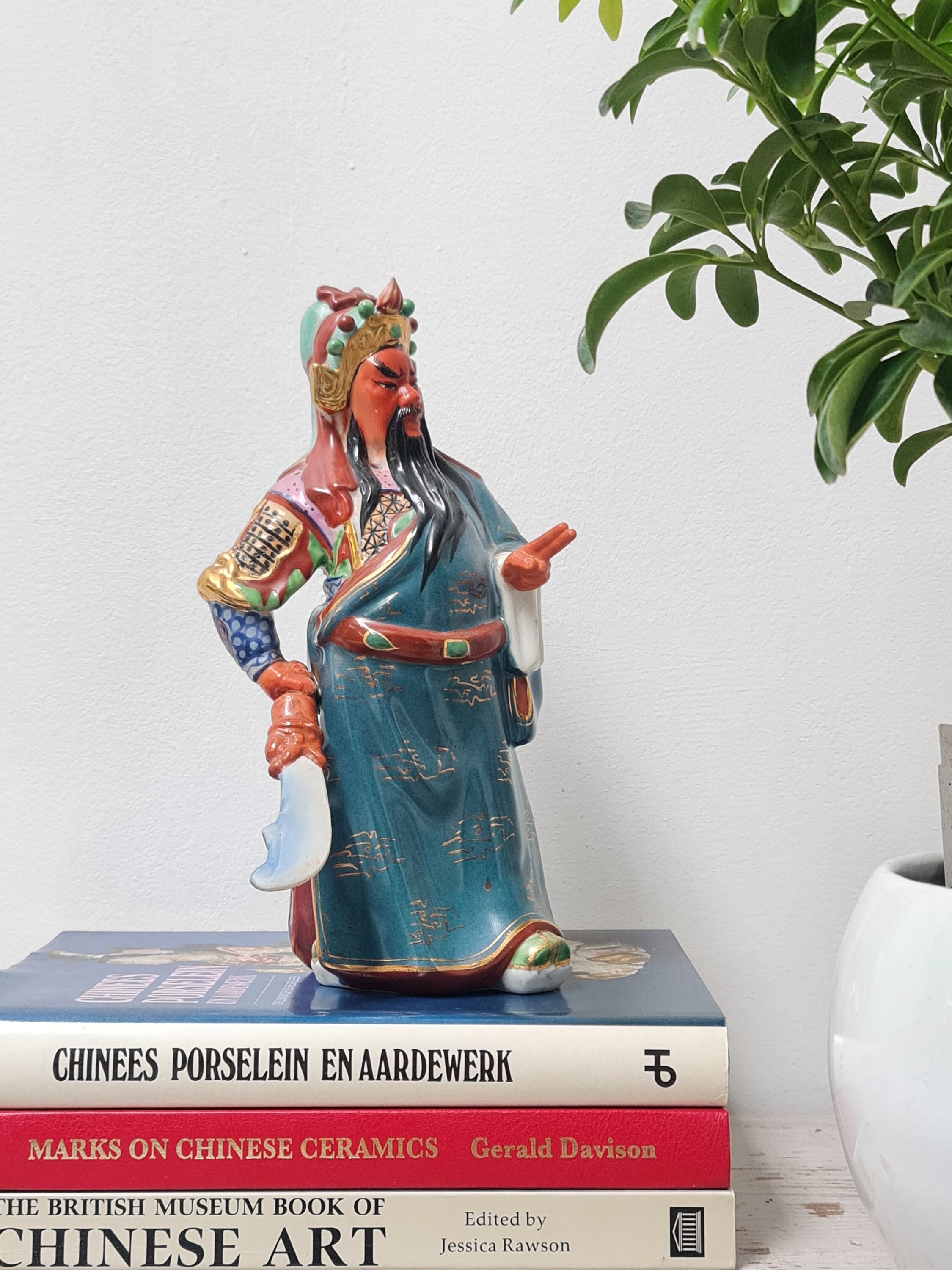 1970 年代頃の中国磁器製の関羽将軍の像 - Etsy 日本