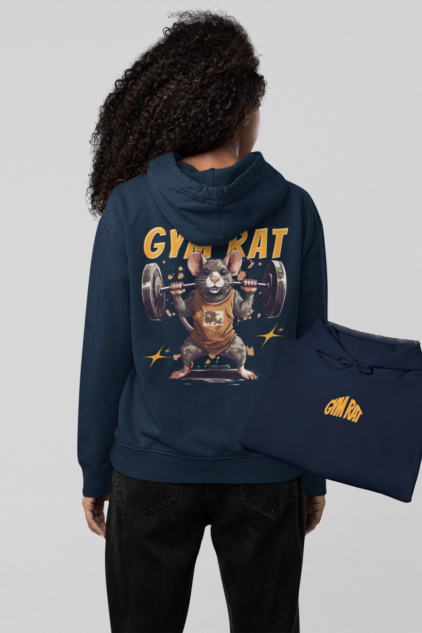 Camiseta Oversized GYMRAT – Roupaz