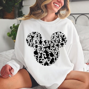 Alle Prinzessin SVG, Maus Kopf SVG, Prinzessin SVG, Vinyl geschnitten Datei, SVG, Pdf, Jpg, Png, Ai druckbare Designdatei