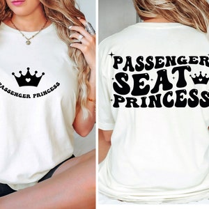 Assento de passageiro Princess Svg, Vacay Quote Svg, Trip Svg Png, arquivo de corte de citação de verão, para camisa, caneca, Cricut