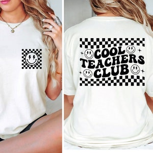 Cool Teachers Club SVG, Cool Teachers Club PNG, Teacher SVG, Teacher Shirt Svg, Retro Teacher Svg, Teacher Sweatshirt Svg, Distressed Svg