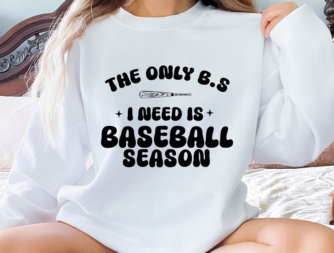 Baseball Season Svg the Only BS I Need Svg Baseball Mom Svg - Etsy