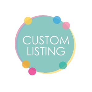 custom listing in 925 silver