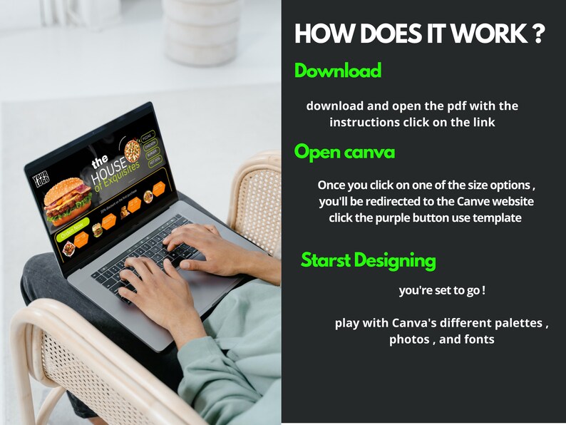 Customizable TV Menu Screen Template for Animated TV Menus Etsy