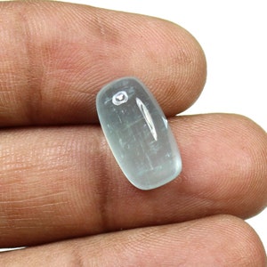 Beryl Aquamarine Cabochon, Transparent Aquamarine, Natural Gemstone, Aqua Gemstone, Loose Gemstone, Freeform Aquamarine Cabs, 9.90 Cts,