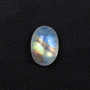 AAA Quality Moonstone Cabochon Fire Play Moonstone Loose Crystals Handcrafted Rainbow Moonstone Jewelry Making Gemstone-