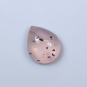 Top-Qualität Rosenquarz Cabochon Natürliche Rosa Farbe Rosenquarz Birnenform Makellose Edelstein Wire Wrapping Cabs 8,60 Cts