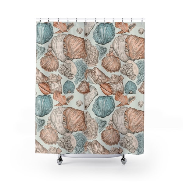 Beach Shower Curtain Etsy