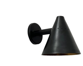 Timeless Elegance Matte Black Brass Wall Lamp for Your Home Decor