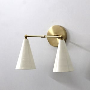Inspired Designs Mid Century Brass Wall Lamps handcrafted