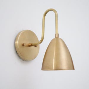 Handmade Solid Raw Brass Wall Lamp, A Timeless Accent Lighting for Stylish Spaces